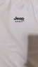 JEEP SPIRIT吉普短袖T恤男夏季纯色纯棉打底衫男士宽松圆领上衣男 白色 M 实拍图