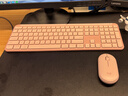 罗技（Logitech）K950键盘 蓝牙键盘 办公键盘 无线键盘 便携超薄键盘  优选系列 三设备切换 粉色 实拍图