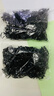 【一包用一年】耐用高弹力一次性头绳皮筋发绳发圈橡皮筋黑色 黑色薄款中圈 500根 实拍图