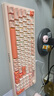 联想（Lenovo）K2有线键盘鼠标套装 机械手感 消音结构95键 混彩灯效 人体工学 音量旋钮 拼色 有线键鼠套装 粉 实拍图