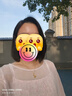 珍尚银中国黄金平安扣玉吊坠银项链女生日礼物纪念送女朋友老婆妈妈母亲 实拍图