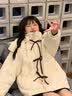 唐菓蜜羽绒棉服女冬季2025新款女装韩版甜美学院风羽棉袄绒服学生棉衣女 米白色 M 实拍图