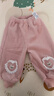 巴拉巴拉童装婴儿裤子宝宝秋冬男女童长裤儿童卫裤天鹅绒男童 粉红60021 90 cm 实拍图