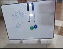 科密30*23cm桌面小白板 磁铁吸附双面白板写字板小黑板支架式 家用办公手写板儿童画板CM23302H 实拍图