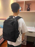 回力书包男初中生高中大学生高颜值双肩包女新款韩版简约电脑旅行背包 黑色 实拍图