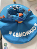 lemonkid儿童防晒帽夏宝宝防紫外线遮阳帽男童太阳帽女童亲子渔夫帽 实拍图