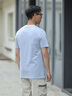 男装2025夏新款logo条纹短袖T恤父亲节礼物爸爸装上衣美版768022 晒单实拍图