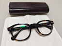 目师傅私藏货日本手作眼镜架超大脸眼镜框约翰德普同款潮男女进口板材光学眼镜 玳瑁色 配品牌镜片联系客服 实拍图