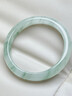 红酥手玉手镯天山翠飘绿雪翠玉镯子送女友送老婆 61-62mm 实拍图