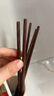 双枪百年龄鸡翅木筷子家用高档新款防霉防滑木质长筷子10双装 实拍图