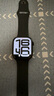 Apple/苹果 Watch Series 10 智能手表GPS款46毫米亮黑色铝金属表壳黑色运动型表带S/M MX263CH/B 实拍图