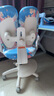读书郎儿童学习椅中小学生写作业写字椅子家用可升降椅调节背座椅 升降脚踏+动态追背+双背旋转蓝 实拍图