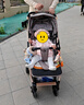 ANGI BABY婴儿车可坐可躺婴儿推车双向轻便折叠避震大座舱儿童推车遛娃神器 卡其色【四轮减震+双向+可坐躺】 加宽加大座舱 单手折叠拉杆拖行 实拍图