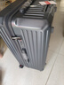 纯奢（CHEYSIR）五轮超大容量行李箱万向轮PC拉杆箱男女学生旅行箱密码箱包皮箱子 旗舰款-铁灰色·杯架+USB双充电口 28英寸 -抗菌内里【创新5轮-中长出差/旅游】 实拍图