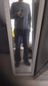 回力牛仔裤男微喇春秋季新款弯刀休闲裤子男弹力修身潮流时尚长裤 黑灰+黑灰 XL （建议体重120-140斤） 实拍图