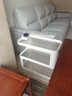 尚学领地边几茶几可移动客厅沙发侧边边柜创意家用小户型床边推拉置物架 白色60长*玻璃*感应灯带*万向轮 实拍图