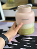OSTMARS德国迷你榨汁机运动果汁杯小型榨汁桶家用充电款小巧便携小孩婴儿辅食料理机搅拌机吨吨杯800ml 浅绿色【1100ML+无线便携+18叶刀头】 实拍图