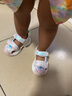 巴布豆童鞋女童学步鞋小童夏季舒适透气包头凉鞋105352071樱花粉/米22 实拍图