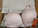 金三塔真丝无钢圈文胸里外100%桑蚕丝舒适性感内衣文胸 肤色-有背勾 XL 实拍图