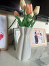 京东鲜花陶瓷花瓶高级感奶油风插花器水养鲜花玫瑰客厅餐桌装饰简约摆件 实拍图