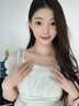 唯一（Winy）一克拉莫桑钻紫藤花纯银项链生日礼物女士吊坠送女朋友老婆首饰品 实拍图