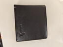 袋鼠钱包男士真皮短款2025新款商务头层牛皮钱夹一体卡包薄款皮夹父亲 烫印标-黑色(带拉链) 实拍图