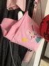 lemonkid儿童雨衣男童女宝宝雨披斗篷式小学生雨具 蒂娜彩虹星星兔 S 实拍图