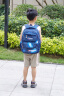 智多宝新款书包小学生男孩大容量1-3-4-6年级男童护脊减负儿童双肩背包 小号星空蓝+（笔盒+手表+挂饰） 实拍图