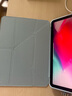 绿联适用iPadAir7保护壳11英寸2025款Air6/5/4保护套Y折苹果平板电脑支架懒人桌面防弯带笔槽防摔蓝色 实拍图