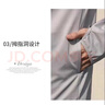 【轻薄凉感】网眼防晒衣男士新款潮流连帽外套透气户外钓鱼服外套 JY-网眼防晒衣【2件】浅灰+深灰 5XL （180-200斤） 实拍图