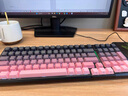 RK R98三模机械键盘无线2.4G蓝牙有线客制化Gasket热插拔99键无冲PBT键帽办公电竞黑莓粉烟雨轴V2 实拍图