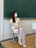 CinvaiKrose官网包包女包2025年新款斜挎包女士单肩手提包生日七夕情人节礼物 米色【节日送礼可代写心意贺卡】 实拍图