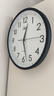 康巴丝（Compas）挂钟客厅 简约静音客厅石英钟表挂墙时钟 c2866 黑色 30.5cm直径 实拍图