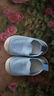 贝比宝宝学步鞋婴儿鞋子软底防滑夏季室内鞋袜家居地板鞋男 天空蓝 实拍图