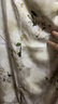 红袖新中式碎花半身裙夏季新款女装气质高腰开叉国风雪纺长裙 绿花602 XL 实拍图