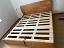 林氏家居全实木床双人床1.8m1.5米主卧大床原木风家具排骨架小满系列PK13A 【升级床底储物|高箱款】气动排骨架 1.8米x2米 单床 实拍图