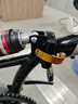 PHILLIPS折叠自行车成人男女超轻便携中置减震单车女士上学上班代步通勤车 黑色 单速 辐条轮（中置减震） 22寸 160-185CM 实拍图