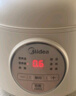 美的（Midea）电炖锅1-2人电炖盅隔水炖锅家用燕窝炖盅陶瓷炖汤盅电炖锅婴儿辅食小炖锅煲汤电炖锅电砂锅煲汤锅 1L 【1L=3碗 升级带蒸笼】DZE1068 实拍图