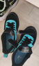 乔丹男大童跑步鞋春秋季儿童运动鞋子小孩密网童鞋 黑色-冰爽蓝34 实拍图