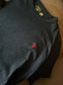 Polo Ralph Lauren 拉夫劳伦男装 经典版平纹针织圆领短袖T恤RL13450 001-黑色 L 实拍图