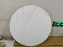柜人乐实木餐桌圆桌新中式吃饭桌子家用酒店折叠桌大饭桌商用颗粒板面板 【白理石】1.8m/1.2m转盘 一桌十二椅 可折叠/不占空间 实拍图