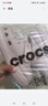 卡骆驰crocs檀健次同款经典泡芙洞洞鞋百舒适男沙滩鞋女鞋休闲鞋|207521 石英粉-6UR(含智必星) 37 (230mm) 38 实拍图