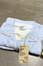 无印良品（MUJI） 女式 无侧缝双层纱织睡衣女士家居服春秋纯棉条纹格纹长袖 女款 浅蓝色条纹 M (上装160/84A下装160/66A) 实拍图