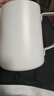 烨微咖尖嘴压纹斜口拉花杯304不锈钢加厚奶泡杯花式咖啡壶拉花缸鳄鱼缸 升级刻度款拉花缸（600ml外白） 实拍图