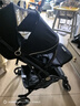 LANXUE蓝鳕x3碳纤维婴儿车高景观超轻便可坐躺可登机折叠遛娃双向婴儿车 黑色【蚊帐+雨罩+收纳袋+推车挂包】 实拍图