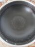 炊大皇 炒锅 304不锈钢炒菜锅煎锅 平底不粘炒锅32cm 可立可视盖不挑灶 实拍图