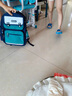 Edison小学生书包护脊减负反光大容量防泼水防下坠儿童背包2213-1蓝绿 实拍图