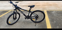 喜德盛（xds）山地自行车黑客350/旭日310 X6铝合金车架21速变速机械碟刹 黑客350黑银17寸（26款） 实拍图