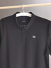 KOLON SPORT/可隆速干POLO 男士吸湿小翻领抗菌户外运动印花短袖 LHPT5MTT31-BK 黑色 2XL 185/104A 实拍图