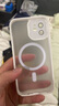 KEKLLE【肤感磁吸】适用iPhone12手机壳苹果12保护套磁吸无线充电磨砂防摔镜头全包软边保护套 象牙白 实拍图